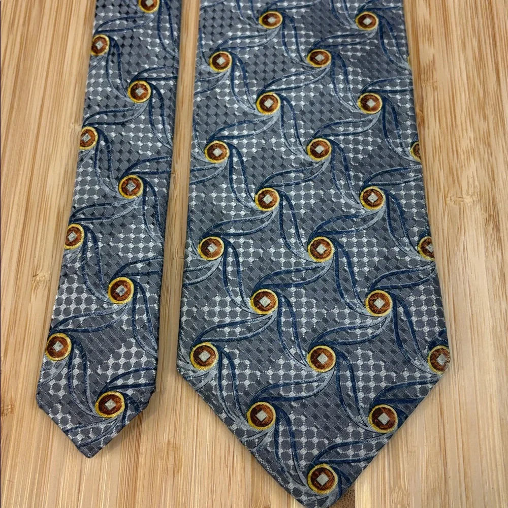 Ermenegildo Zegna Men's Silk‎ Neck Tie Geometric